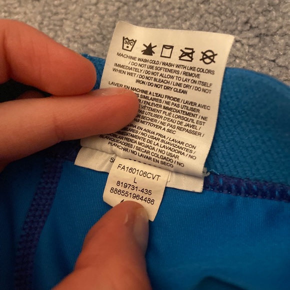 Nike Pro Blue Leggings - Picture 5 of 5